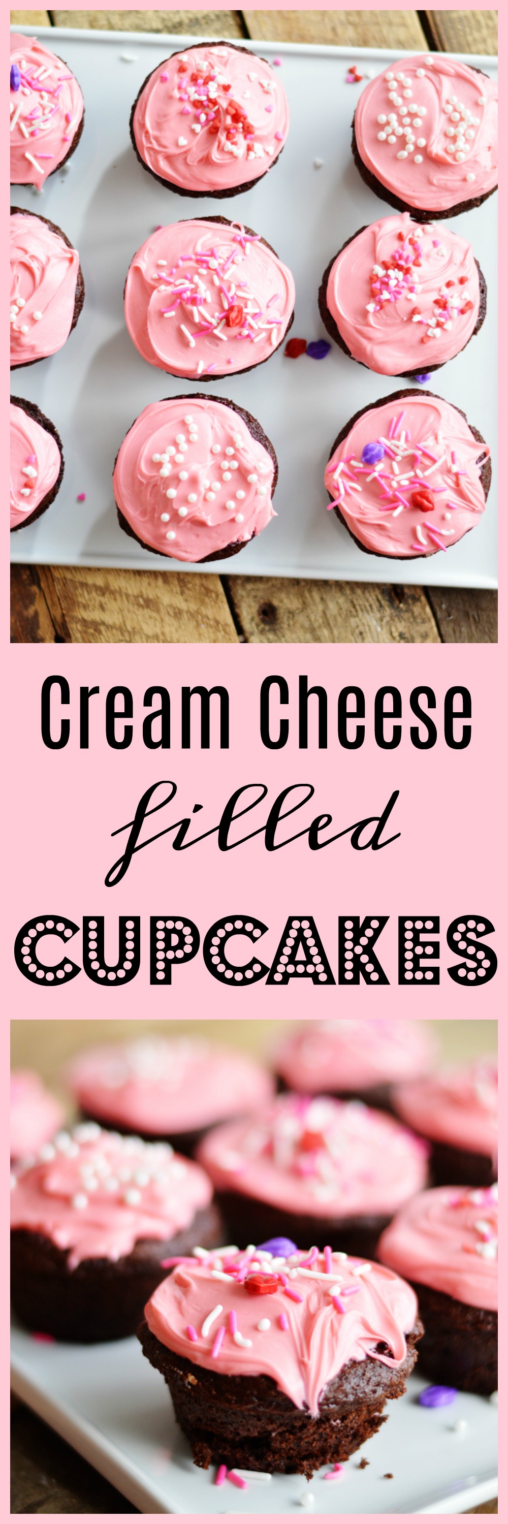 Cream Cheese Filled Cupcakes - A Teaspoon Of Home